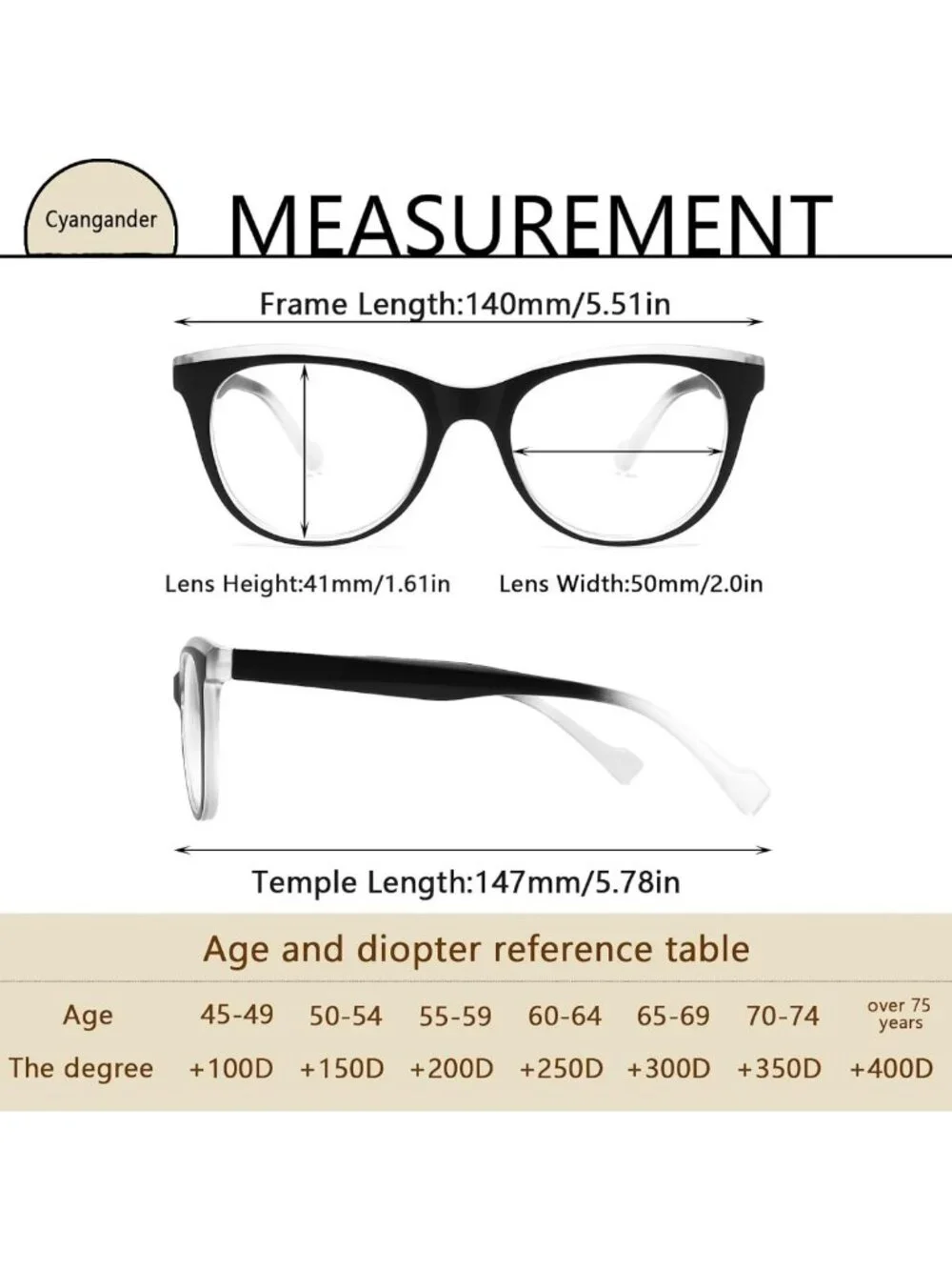 3 Pack Stylish Cat Eye Reading Glasses for Women with Spring Hinges